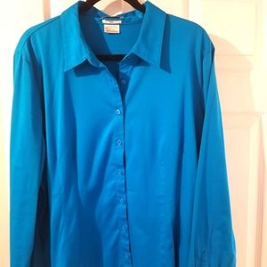 Haggar Ladies dress shirt, teal